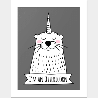 I’m an Ottericorn - Otter Unicorn Posters and Art